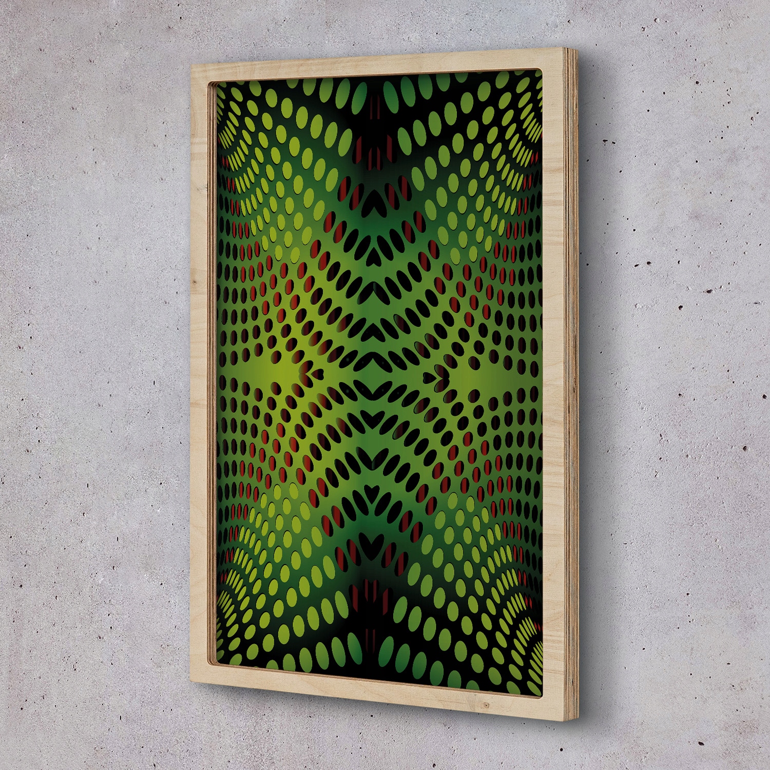 Obraz s rámem Eko Abstraktní iluze 3D 30x50 cm