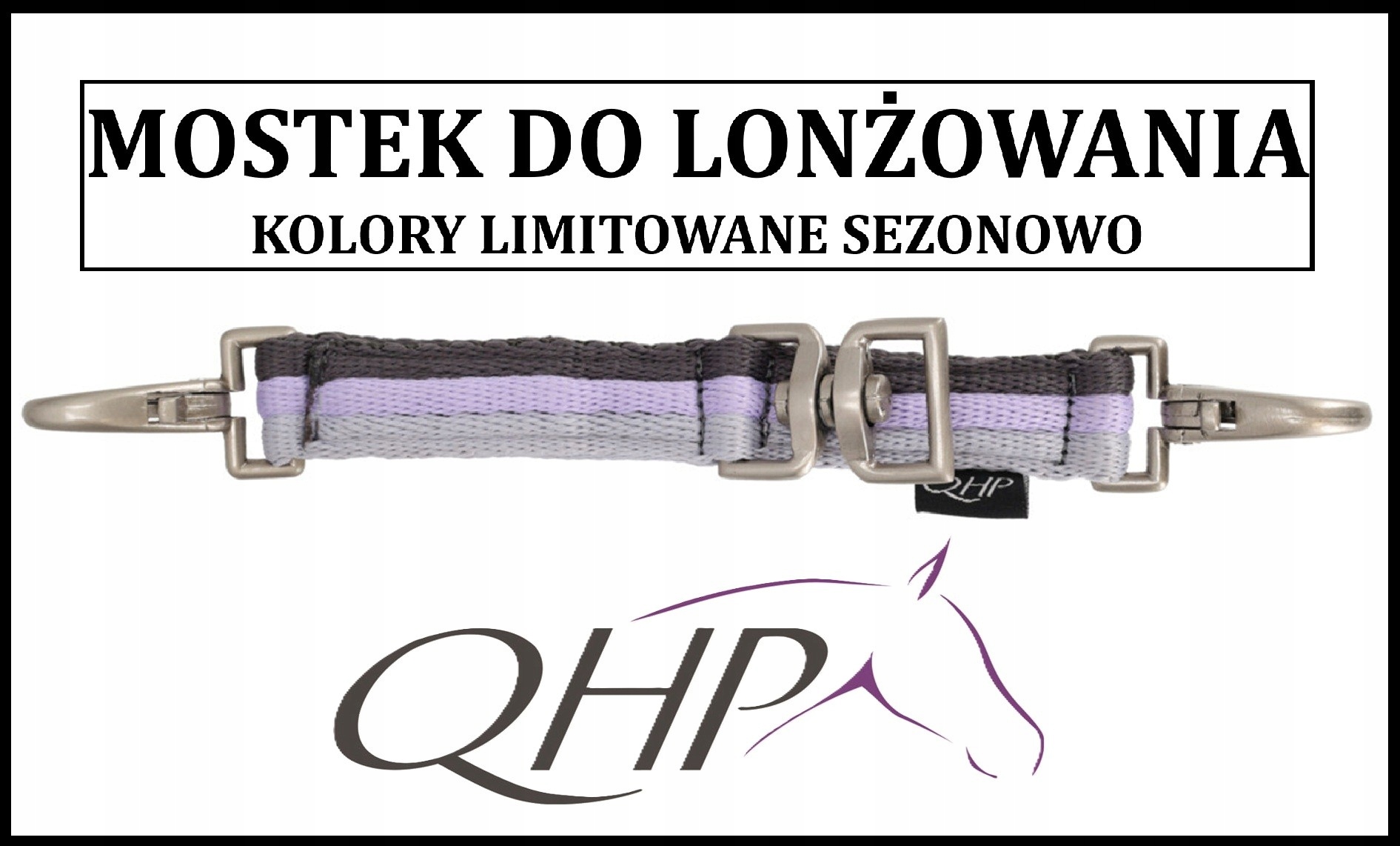 Mostek do lonżowania miękki obrotowy w kolorze Lavender Qhp fiolet