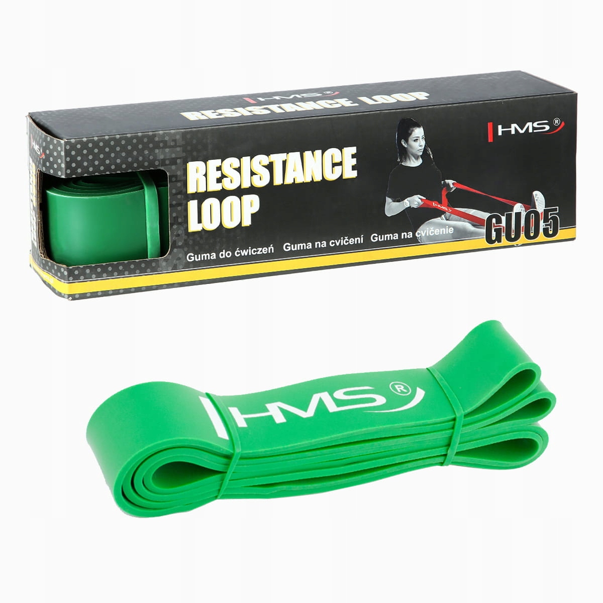 

Guma Do Ćwiczeń Hms GU05 Green 45 x 4.5 x 2080 MM