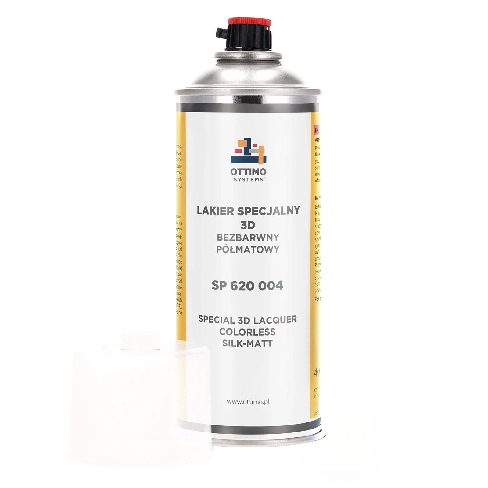 Lakier Bezbarwny w sprayu do renowacji Półmatowy