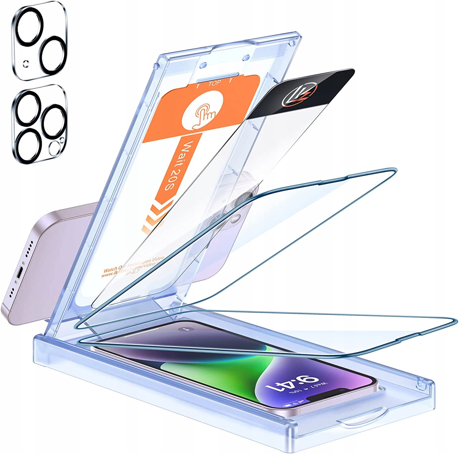 

2xSZKŁO Hartowane 9H IPHONE14 PLUS/IPHONE13 Pro Ma