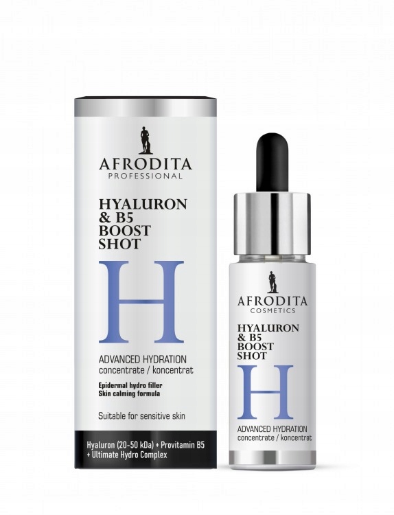 Afrodita Hyaluron & B5 Shot Intensywnie nawilżający koncentrat