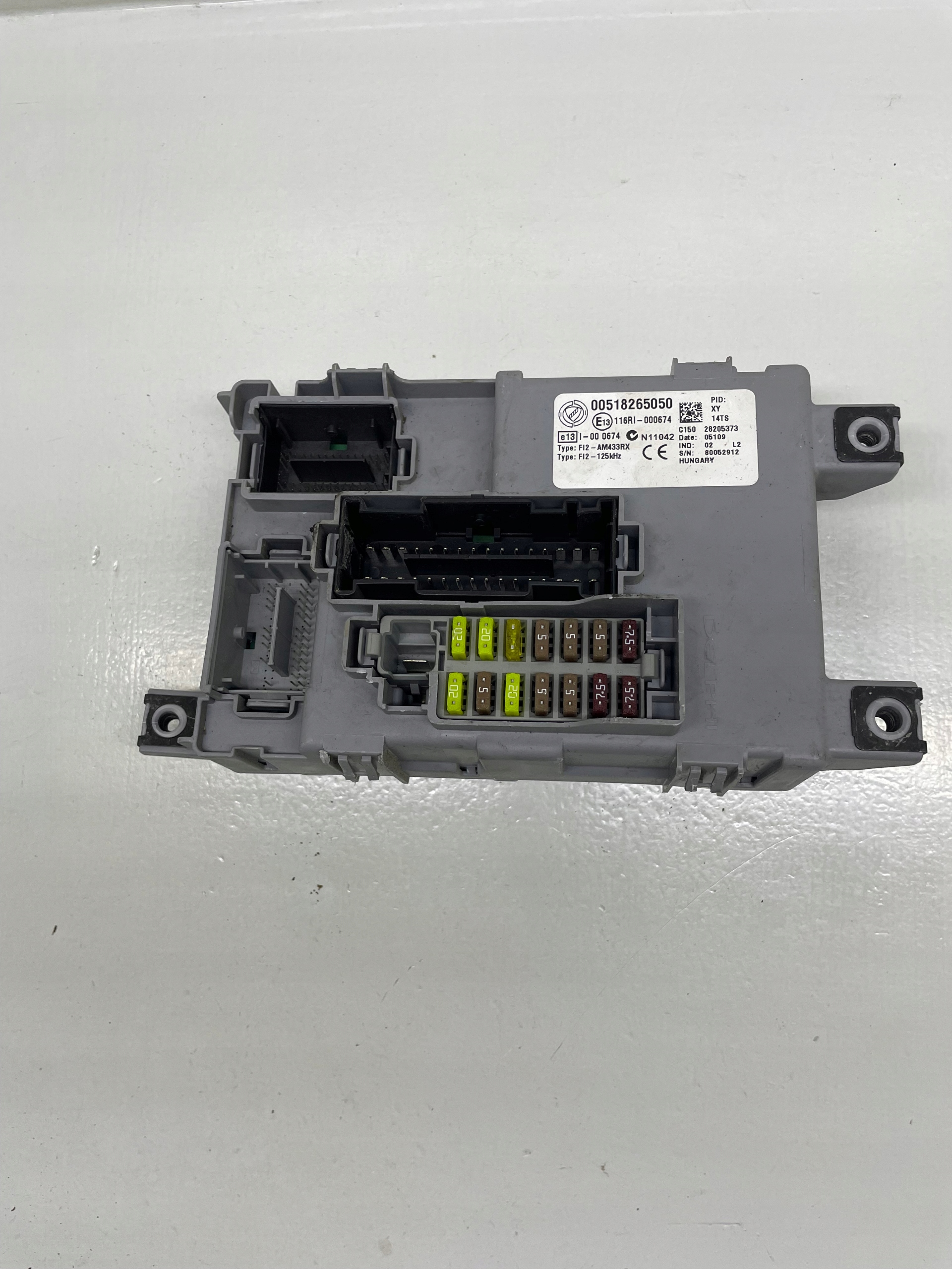 STEROWNIK MODUŁ BSI FIAT LANCIA ALFA 00518265050