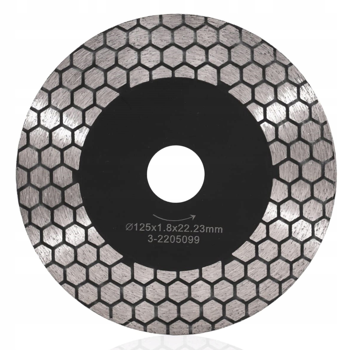 TARCZA DIAMENTOWA DO FAZOWANIA GRESU SPIEKU PŁYTEK DRY 125mm