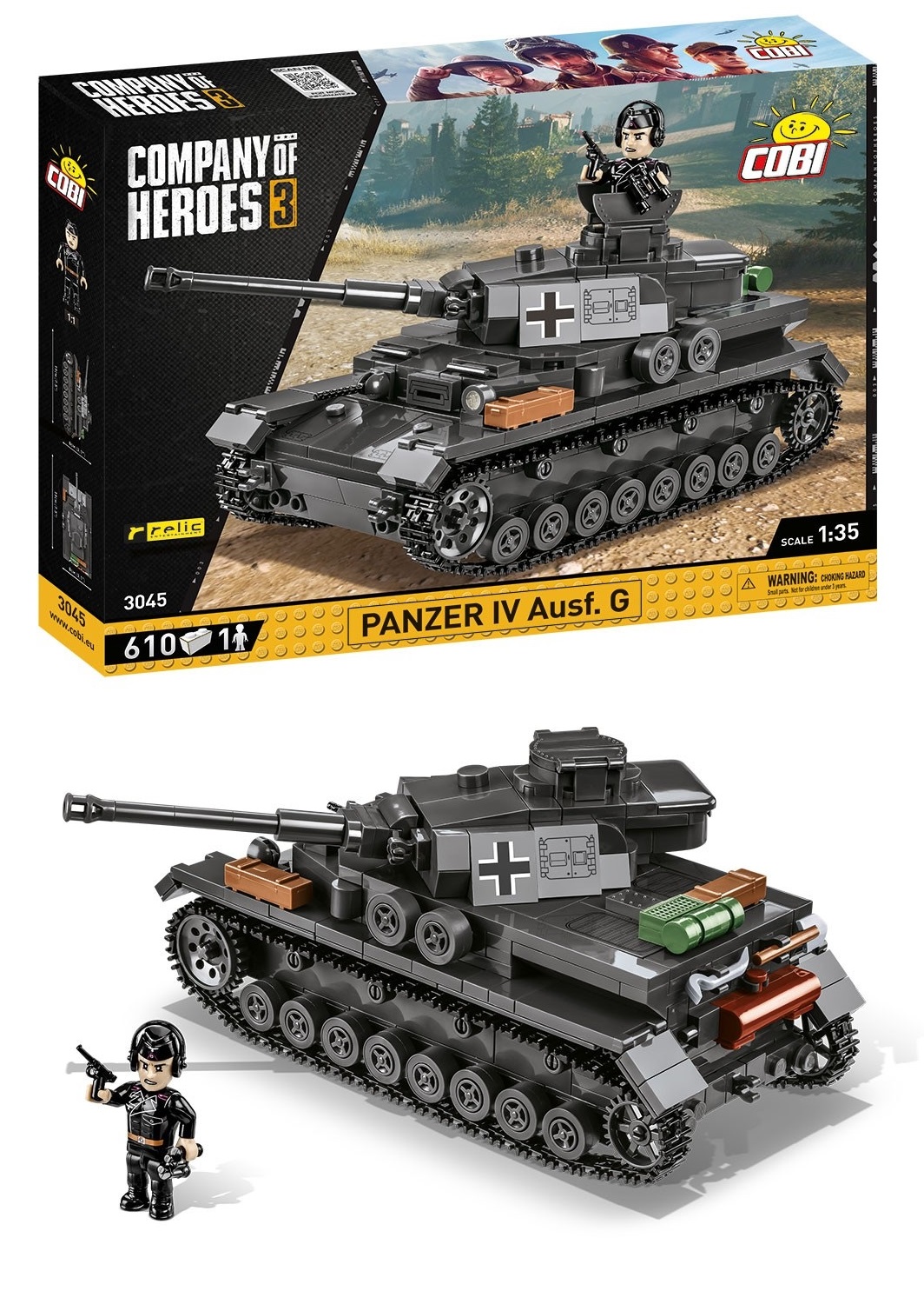

Cobi 3045 Czołg Panzer IV Ausf.g Company Of Heroes
