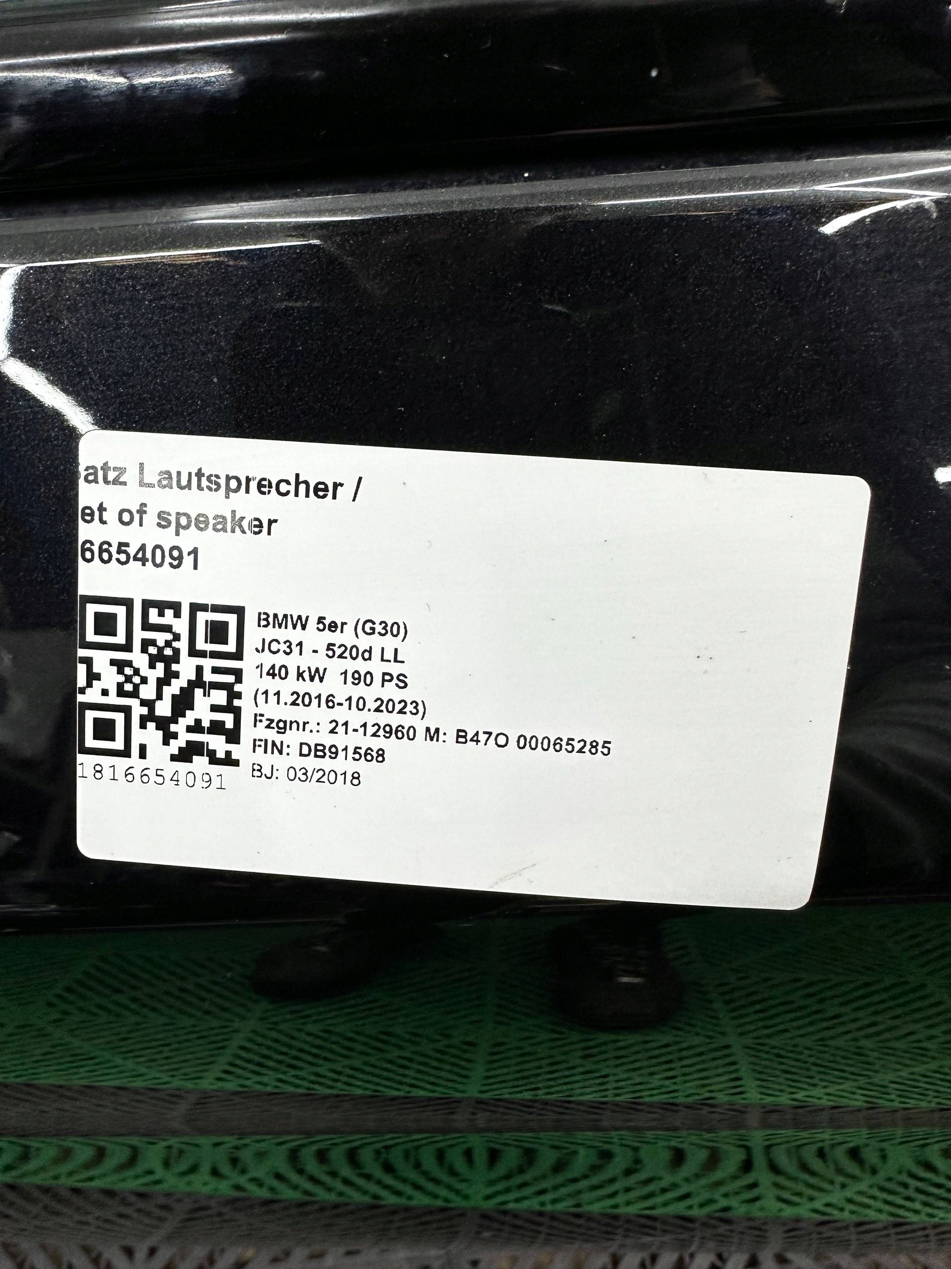 Tür vorne vorne BMW 5 G30 G31