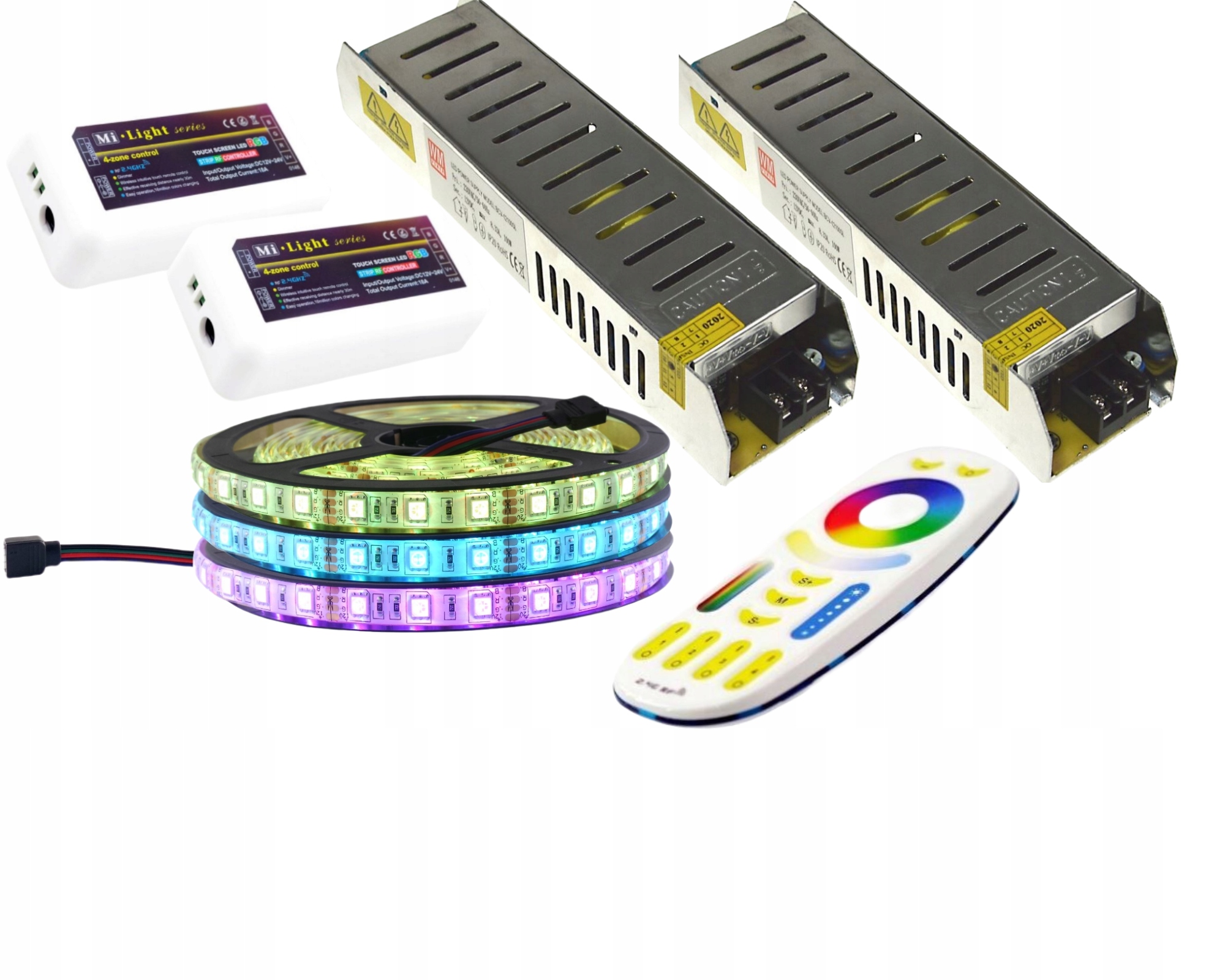 Set Led 300 Rgb 5050 IP65 Mi-Light Premium 15 m