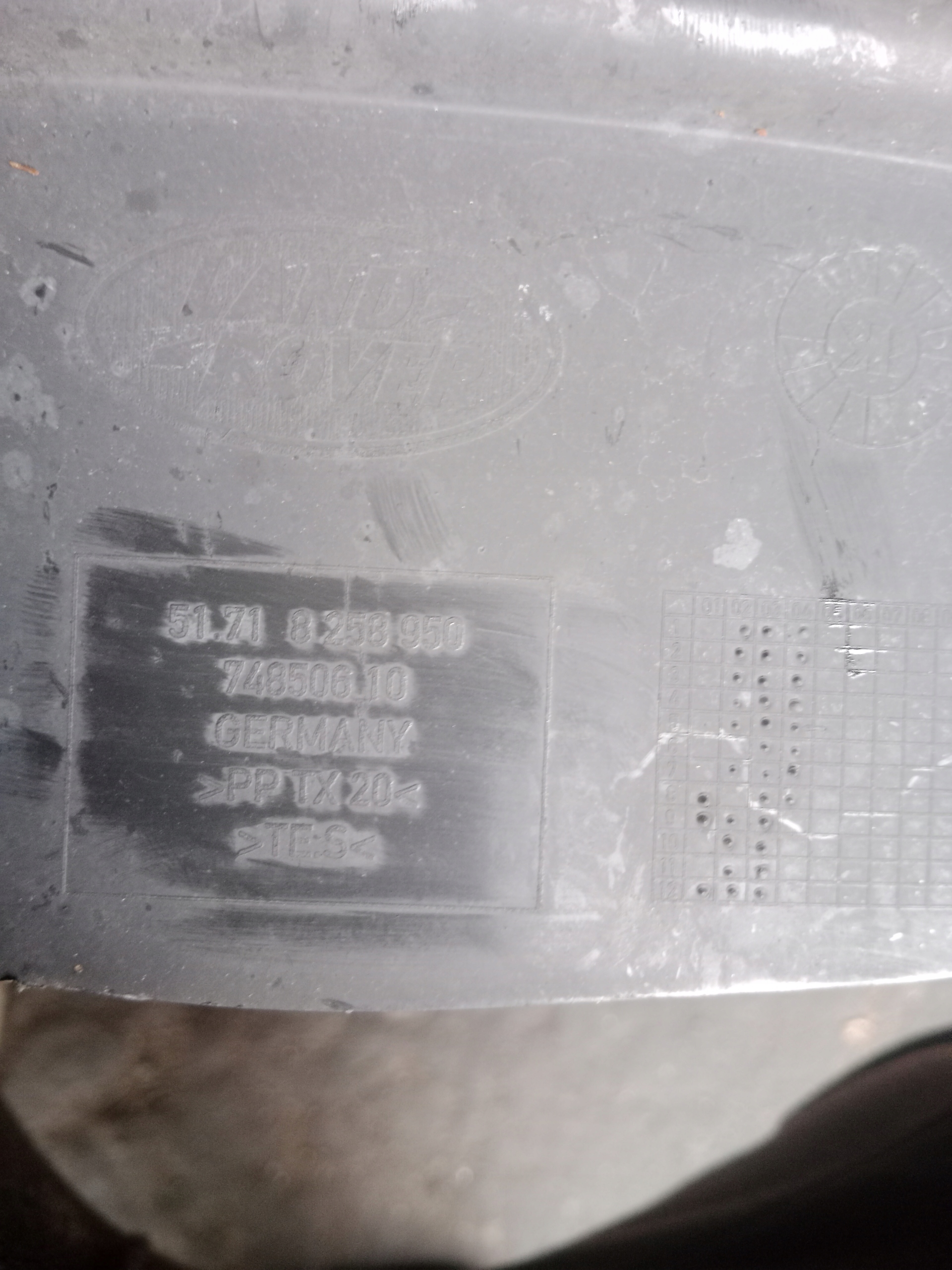 Gehäuse Gurten oben RANGE ROVER VOGUE L322 8258950