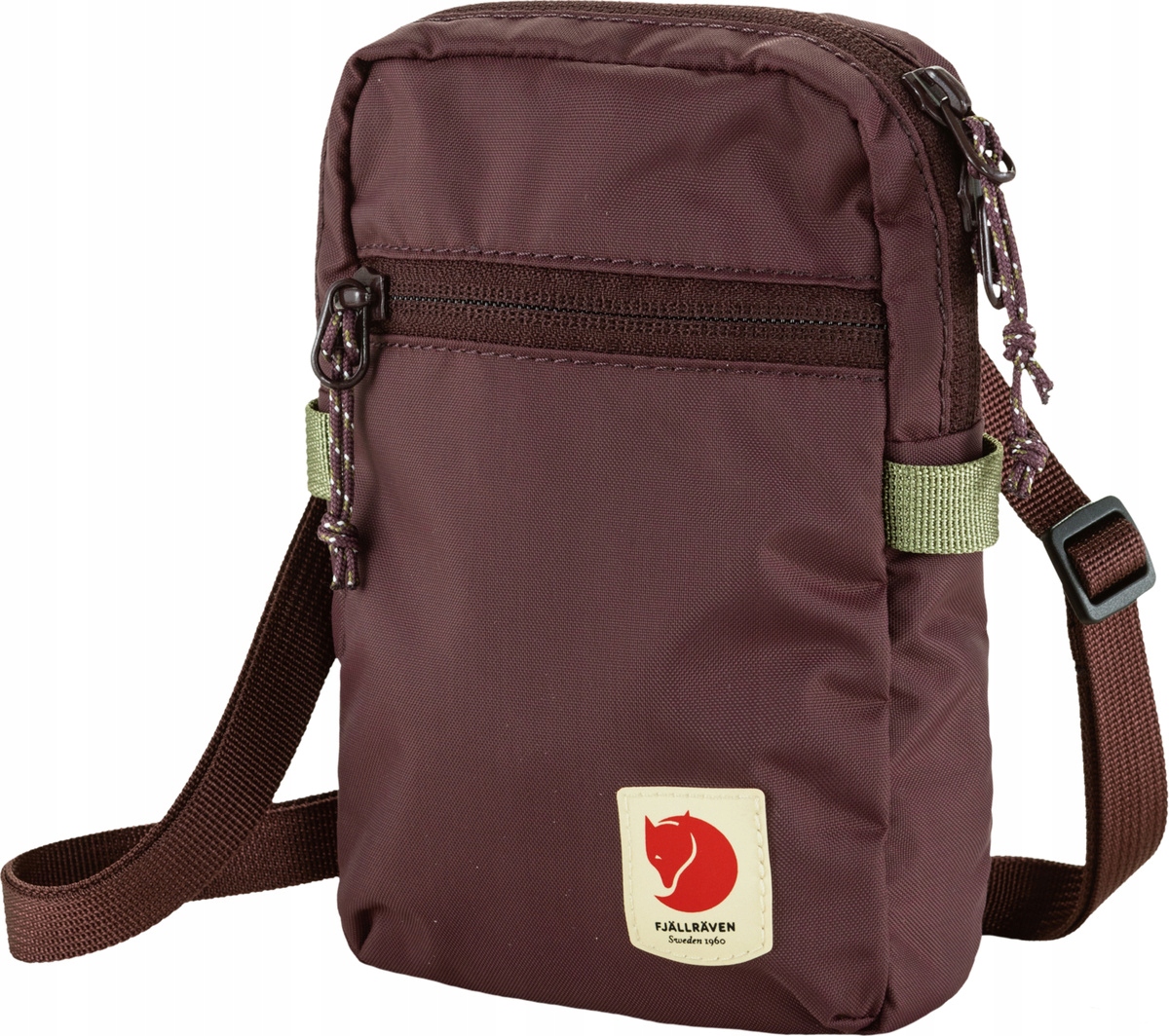 Taška přes rameno Fjallraven High Coast Pocket 0,8 l ostružinová