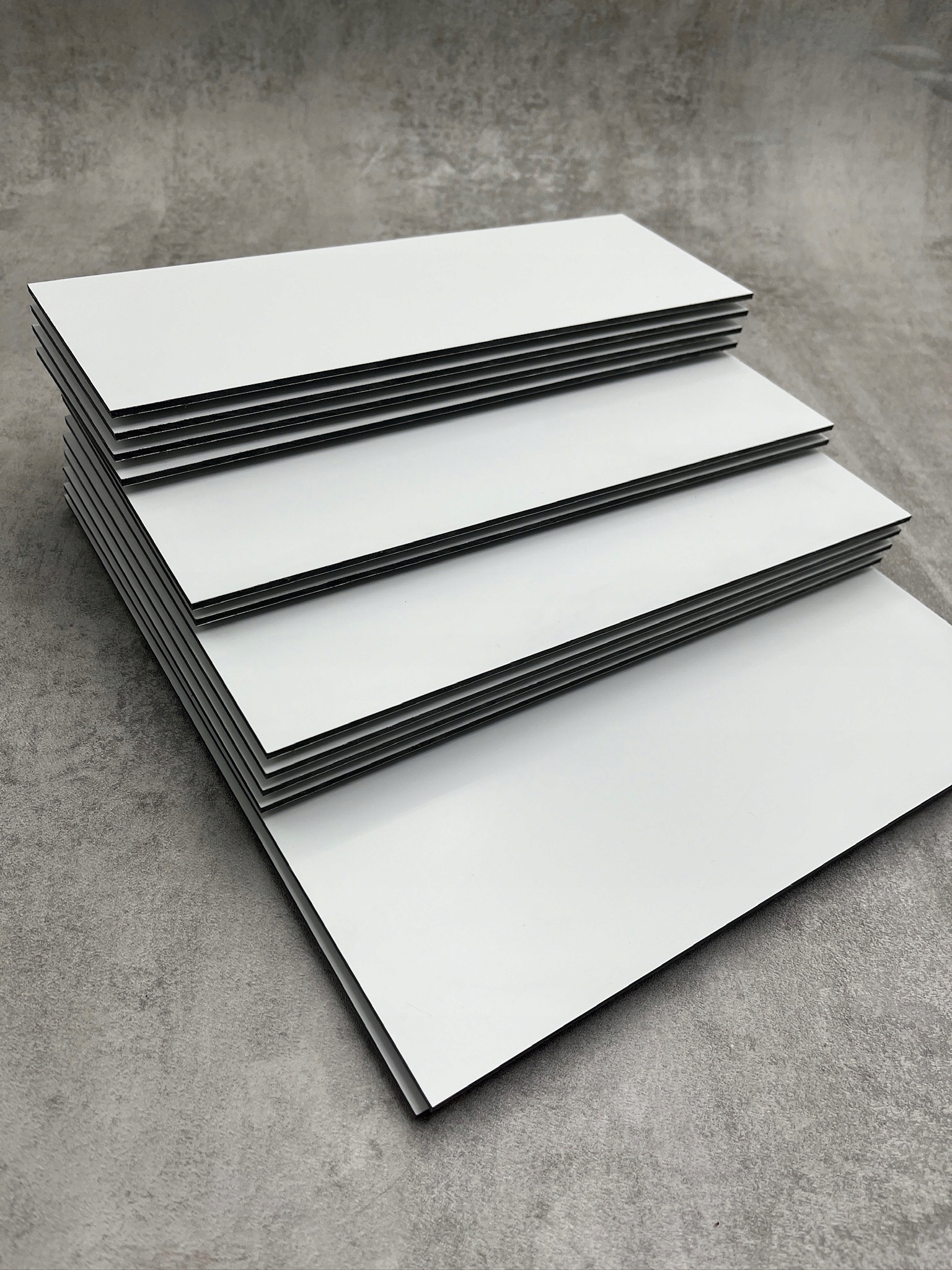 Patery na słodki stół Zestaw Biały Mat