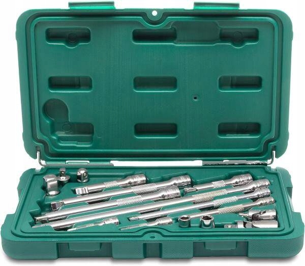 Sata Zestaw przedłużek 1/4 3/8 akcesoriów w pudełku 16szt ST09545G