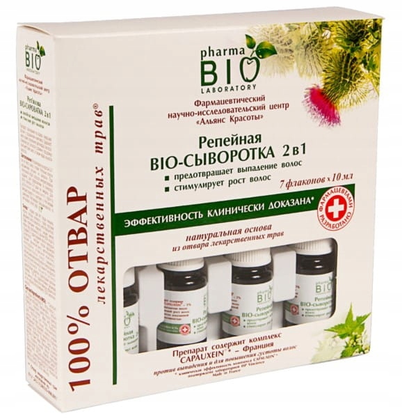 Lopuchové sérum 2v1 proti vypadávání Bio 7X10ML