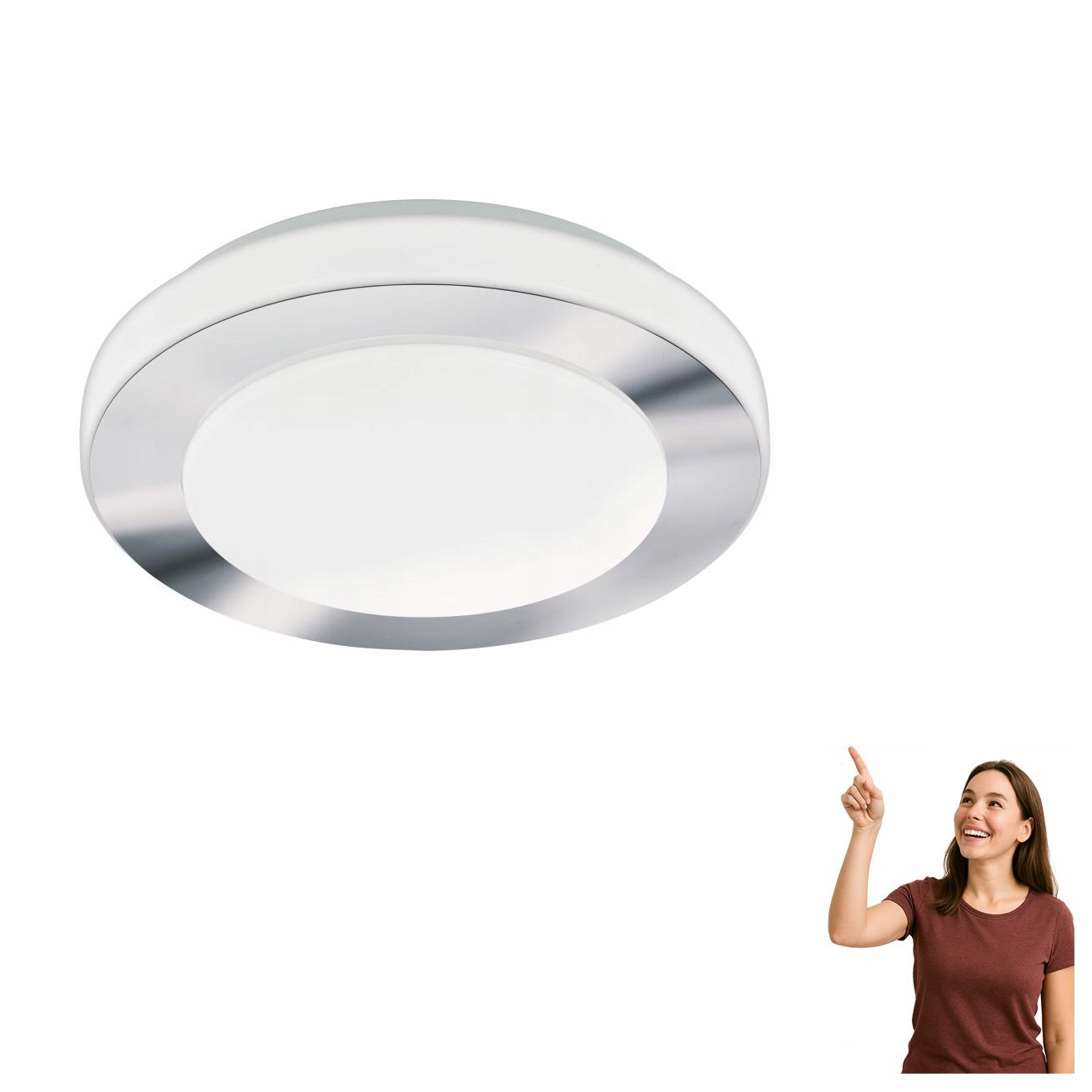Stropné Stropné Svietidlo kúpeľne Led 3x3,6W IP44 Carpi 95282 Eglo