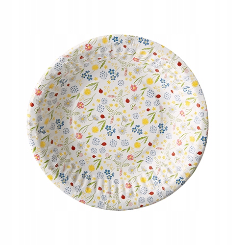

Jednorazowe talerze głębokie papierowe 19 cm 50szt