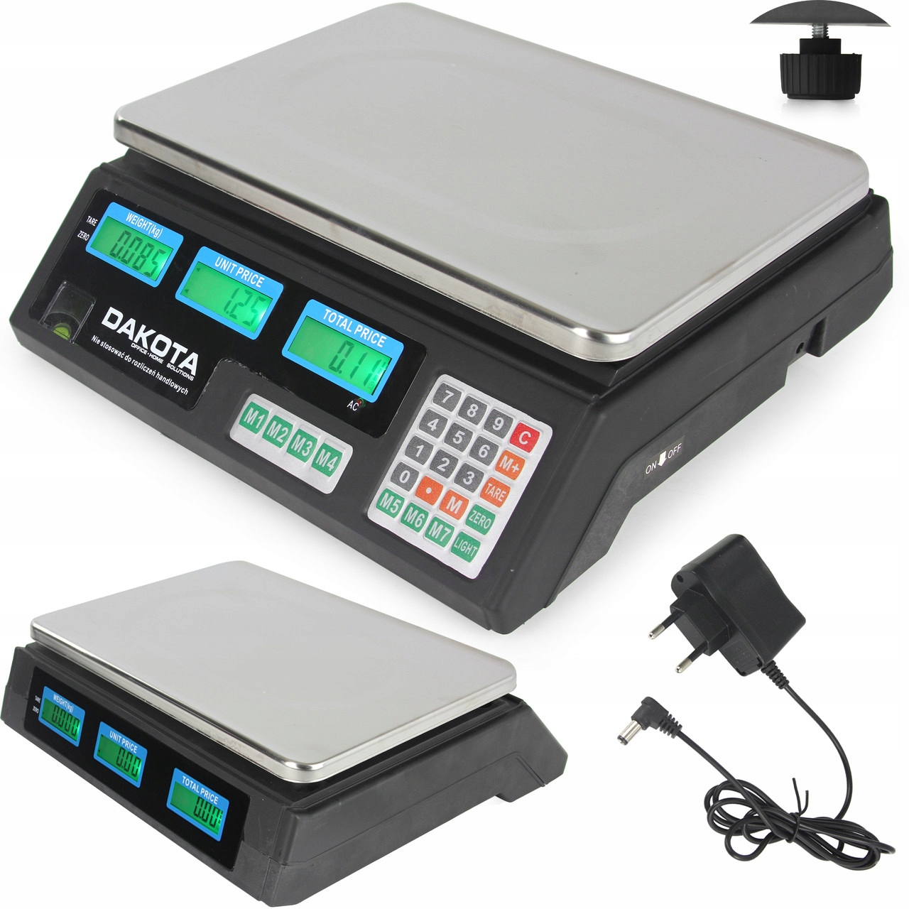 

Waga sklepowa Elektroniczna kalkulacyjna LCD 40KG