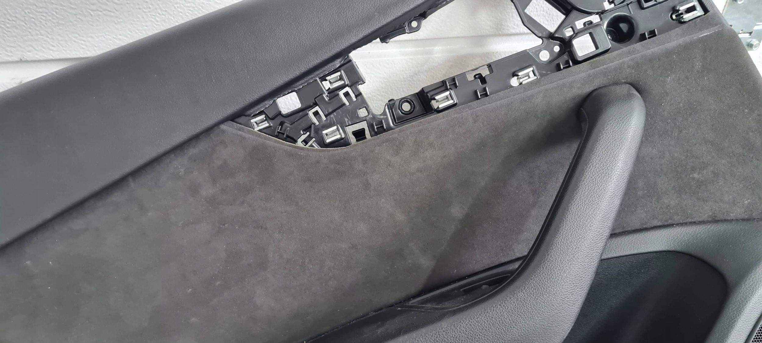 A4 B9 8W side door SLINE left rear part ALCANTARA 8W0867487