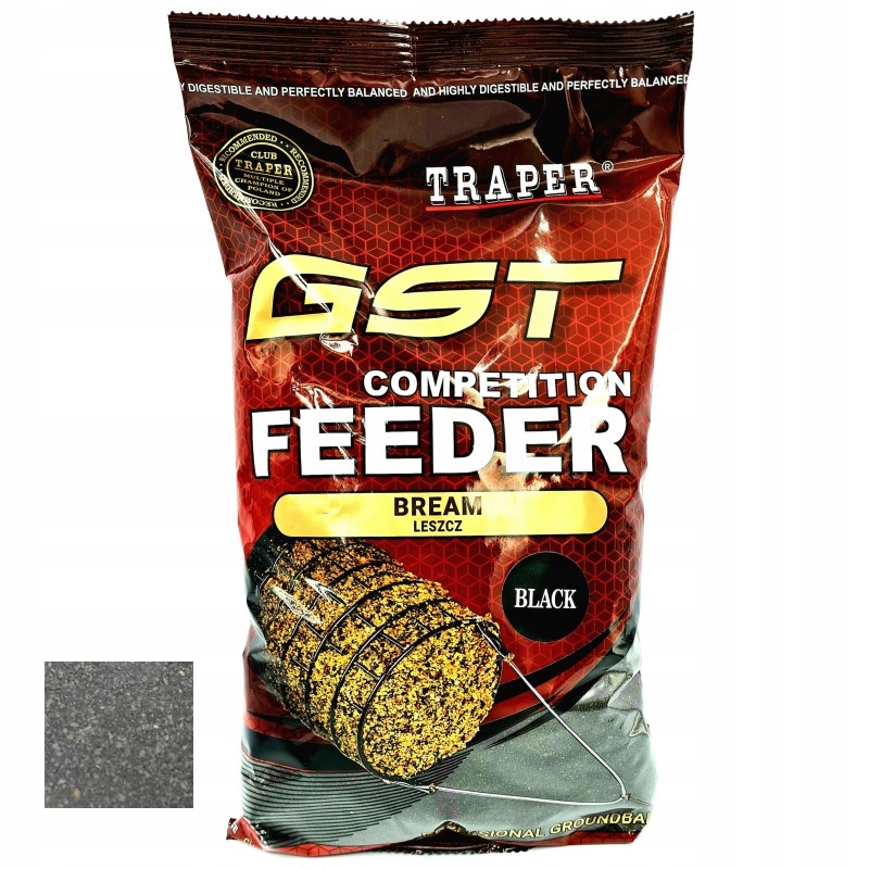 Zanęta Traper Gst Feeder Leszcz Czarny Bream Black 1kg Zawodnicza Na Koszyk