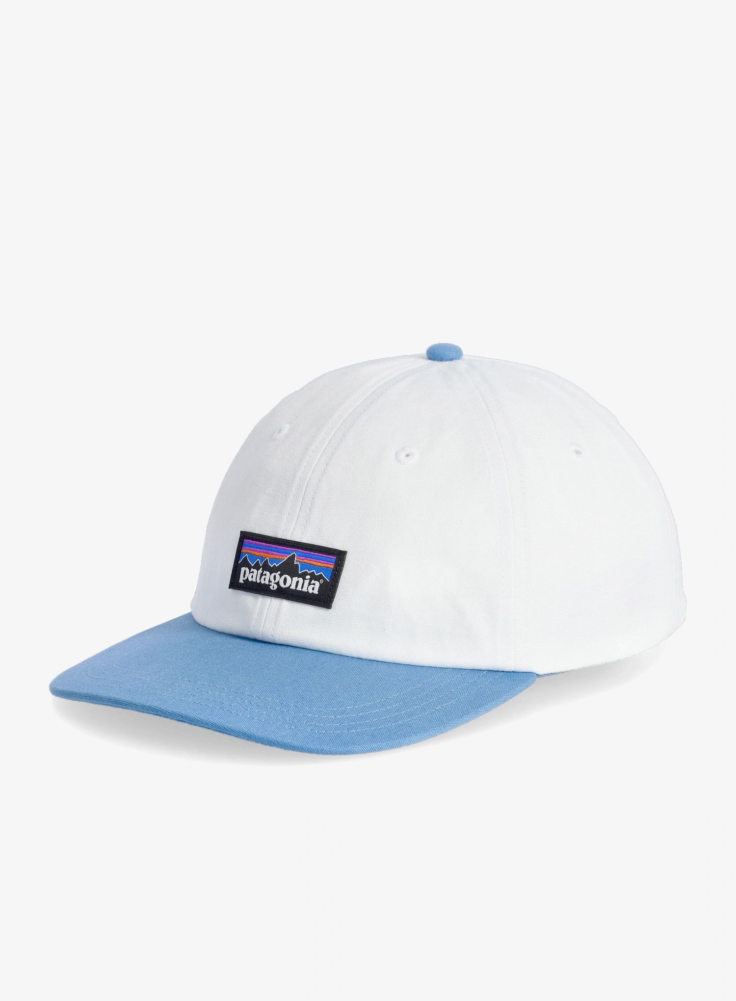 Čepice Patagonia P-6 Label Trad Cap bílá w/shore modrá