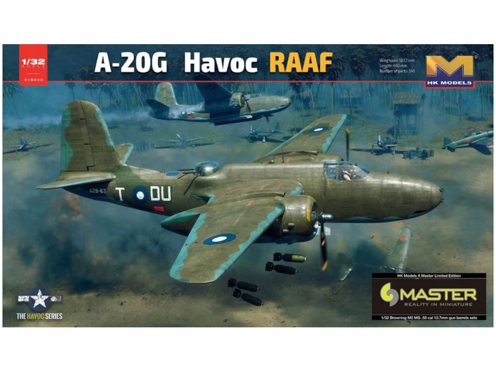 Samolot Douglas A-20G Havoc RAAF Master Version model 01E042M HK Models