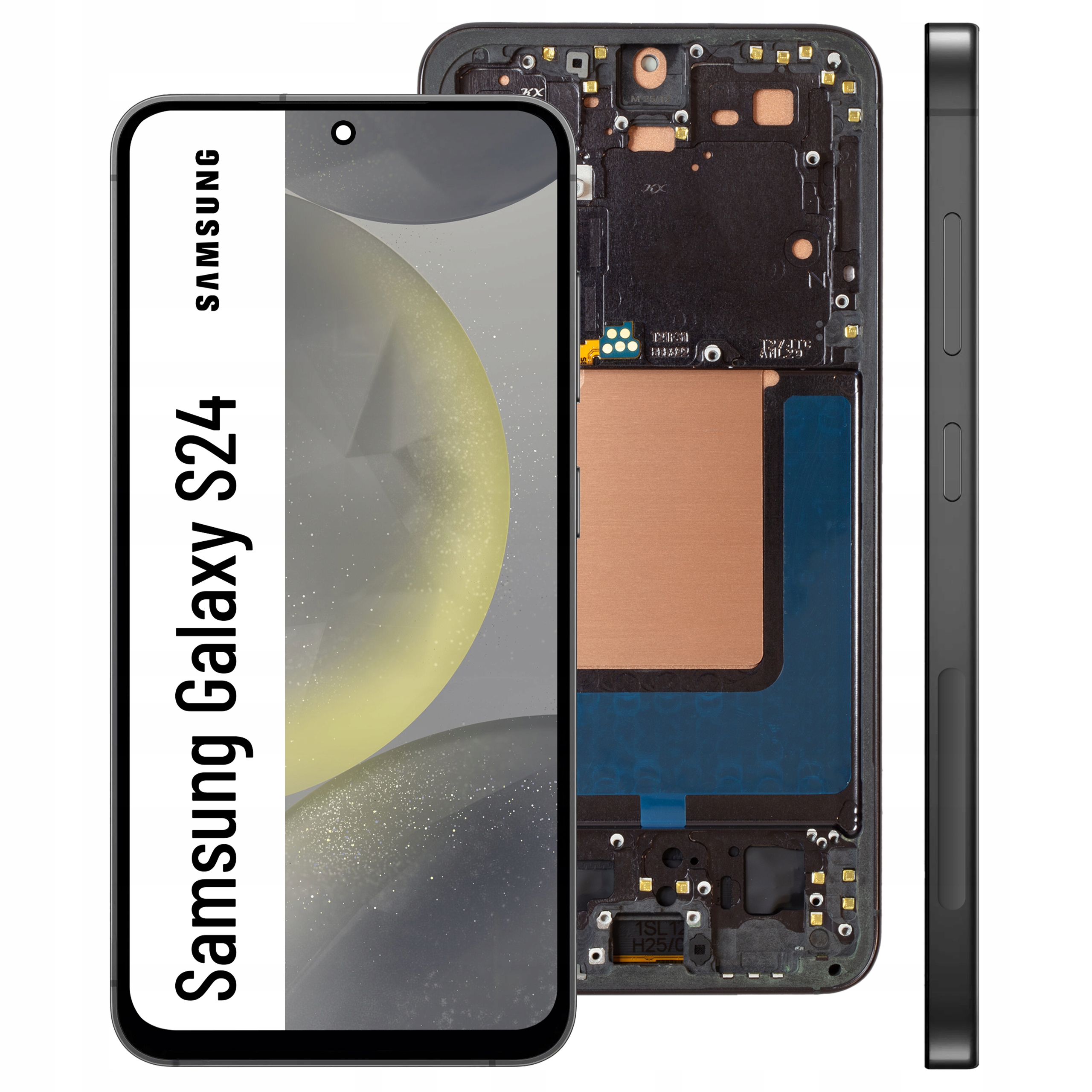 Displej s rámčekom pre Galaxy S24 Incell Display Panel LCD Onyx Black