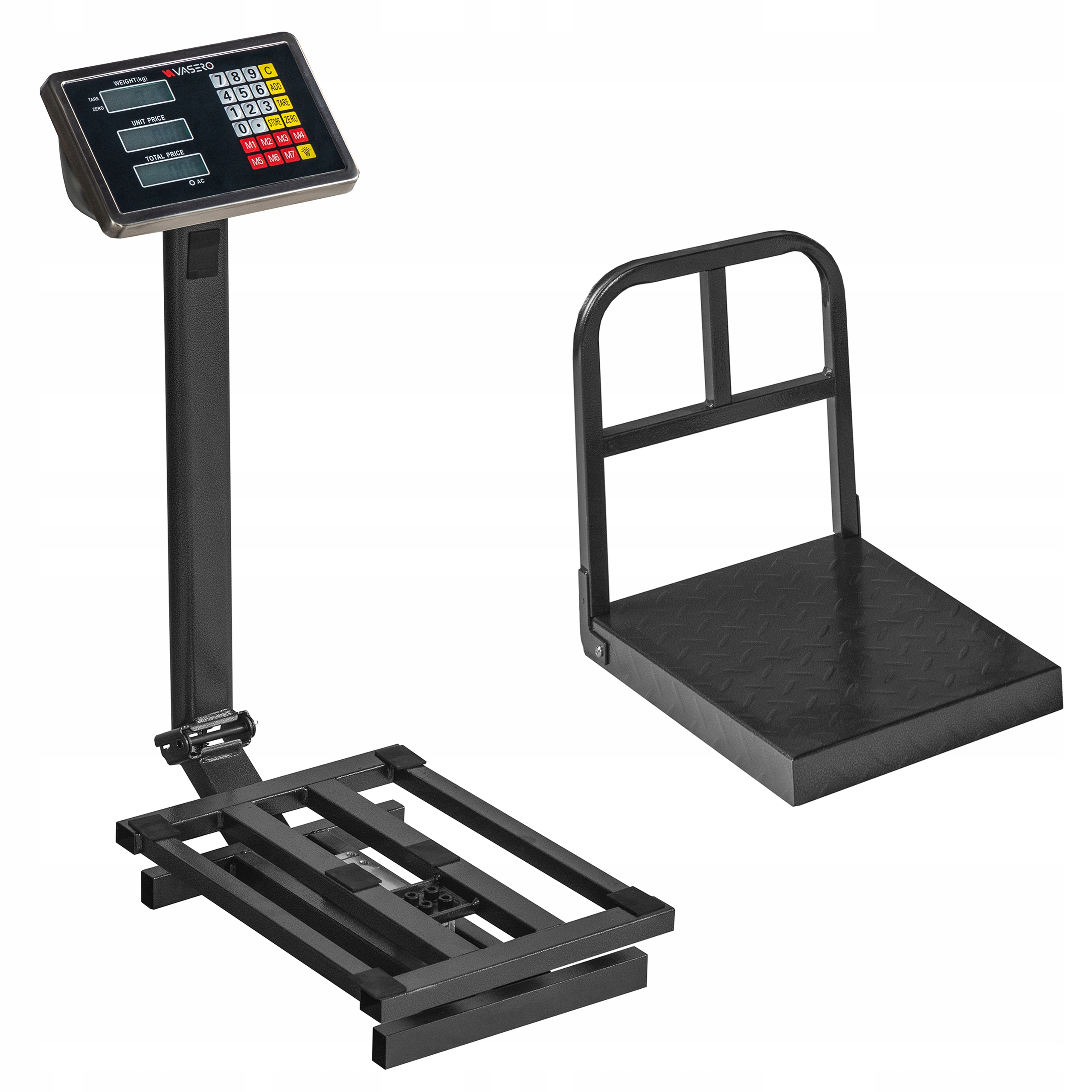 WAGA MAGAZYNOWA SKLEPOWA PRZEMYSŁOWA PLATFORMOWA ELEKTRONICZNA LCD 150KG Dokładność 10 g