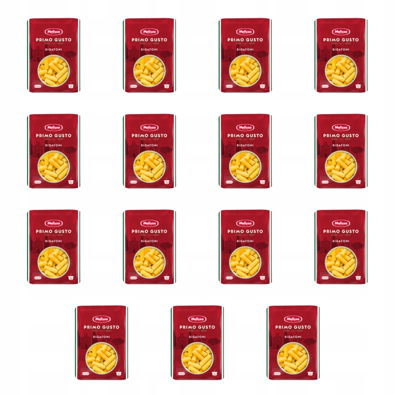 Těstoviny Rigatoni vroubkovaná trubička 500 g Melissa Primo Gusto X15