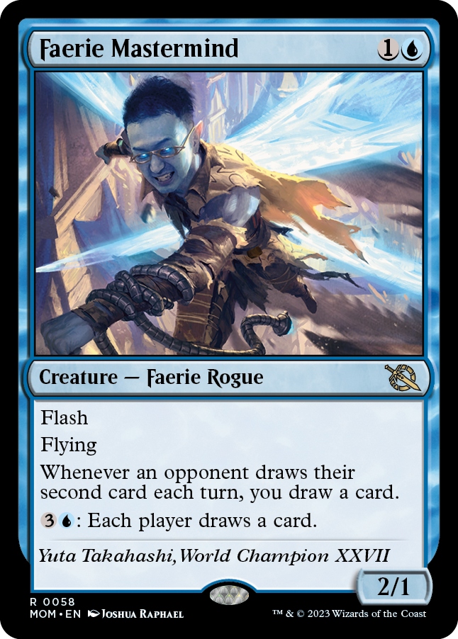 Mtg Faerie Mastermind (r)