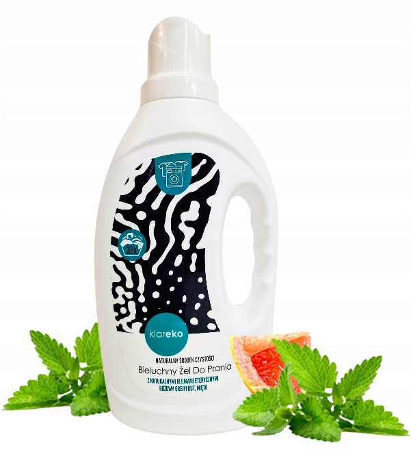 

Klareko Bieluchny Żel Do Prania Grejpfrut Mięta 1l