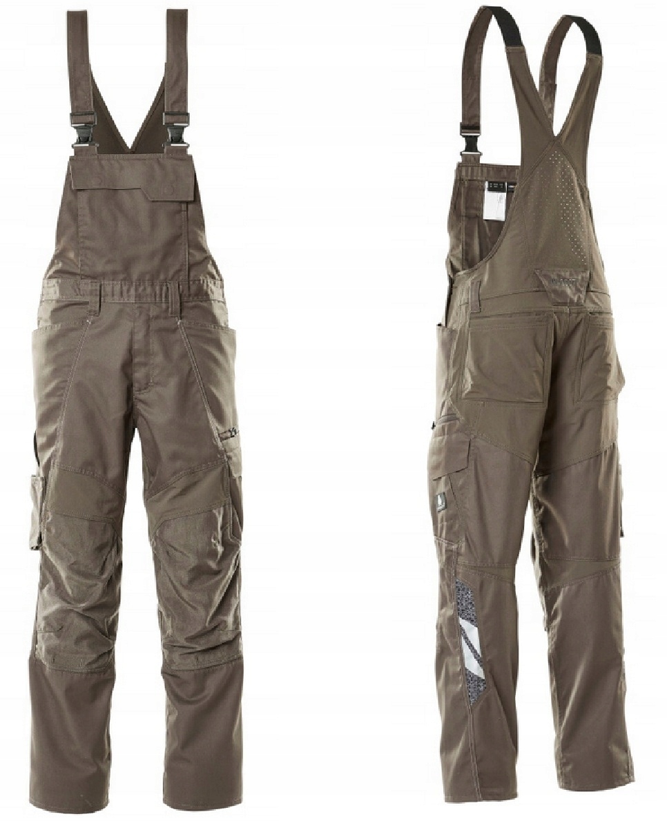 ogrodniczki męskie Mascot stretch 18569 Accelerate szare Dark antracyt r.48