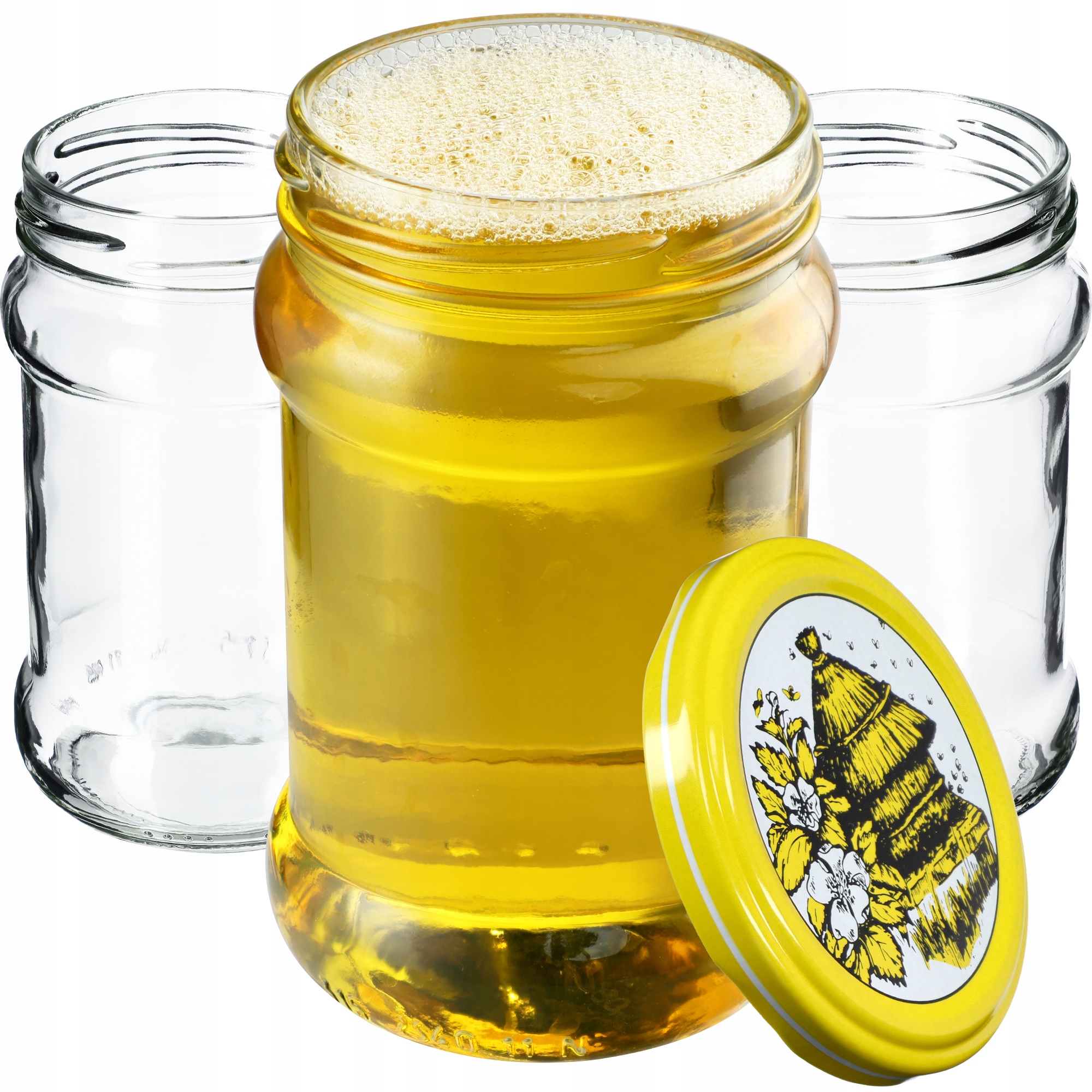 

100x Słoiki 315ml Na Przetwory Dżem Z Zakrętką