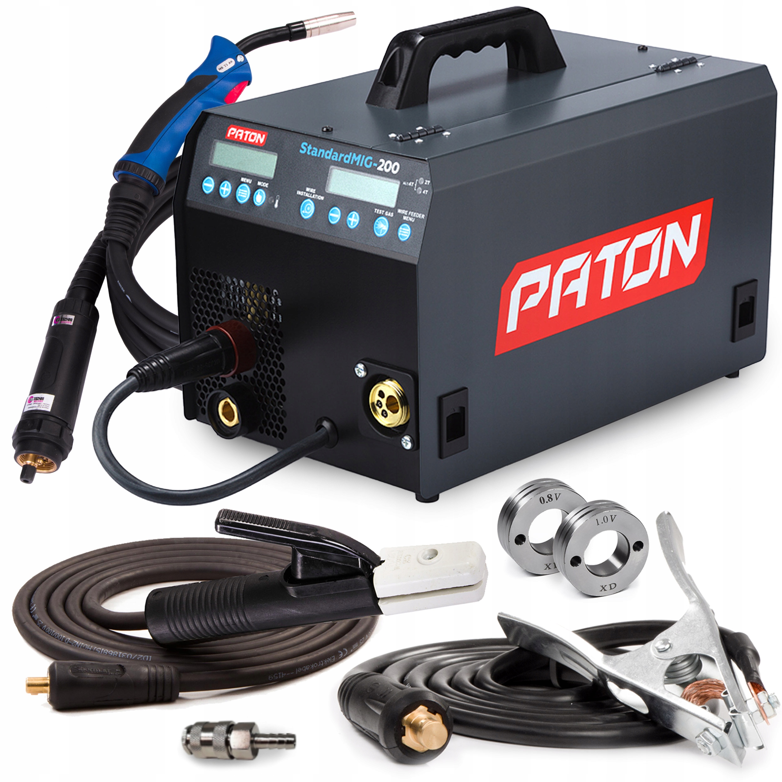 Spawarka Migomat Paton Psi 200 Standard Mig Mag Mma Tig 230V 200A Igbt 3W1