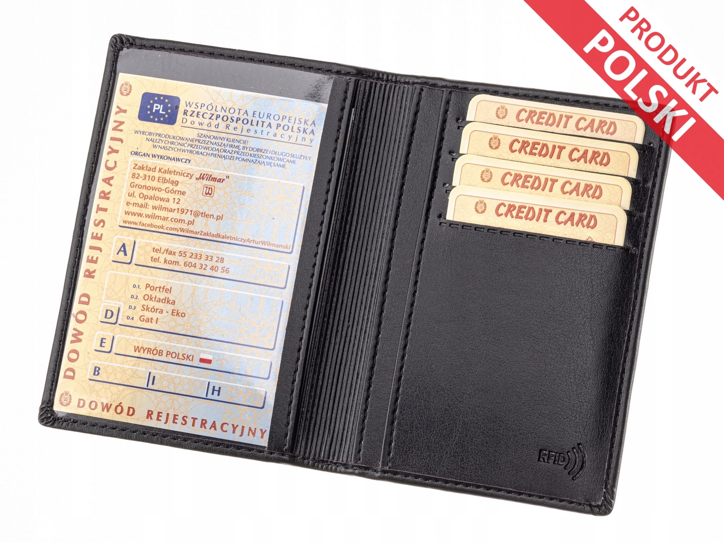 Etui na karty płatnicze i dokumenty z ochroną,,RIFD,,