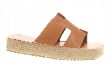 Runnerboss Nazouváky Casual Béžové S Jutovou Podrážkou 40 J3A