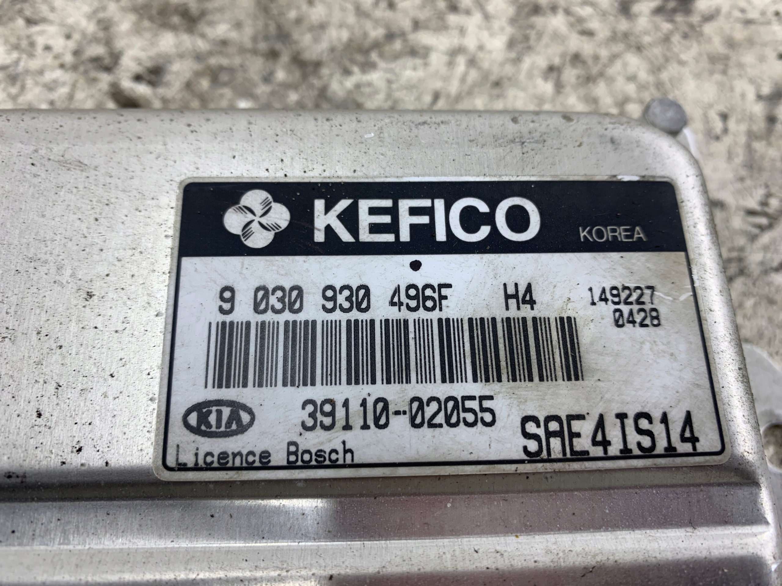 KIA PICANTO e 1.1 centralina motore 39110-02055