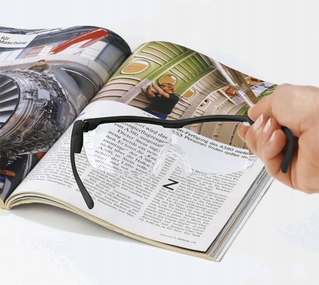 MAGIC VISION OKULARY POWIĘKSZAJĄCE 300% LUPA Model 45166