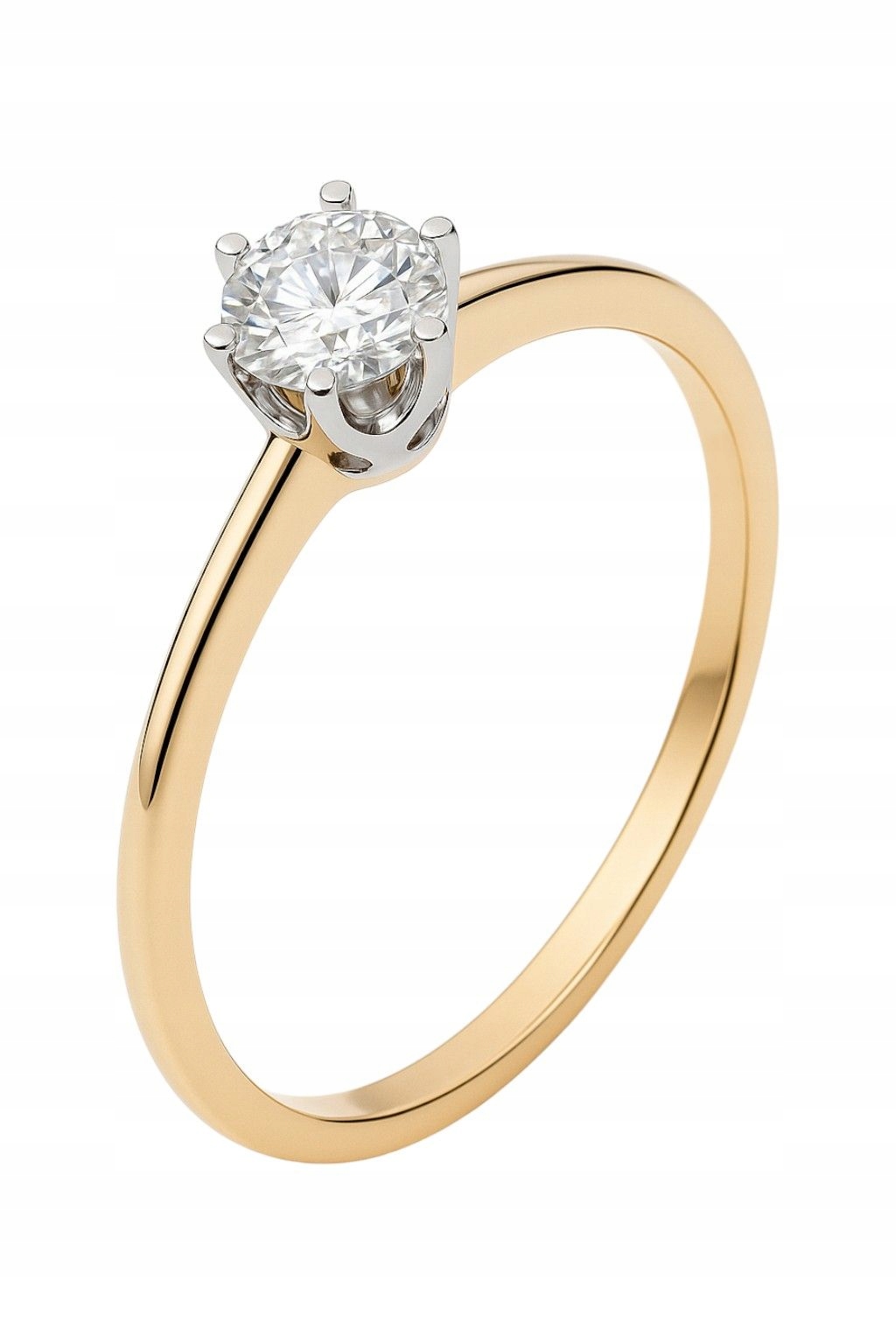 Prstýnek Au 585 s briliantem R09916YW/0.38CT vel. 18