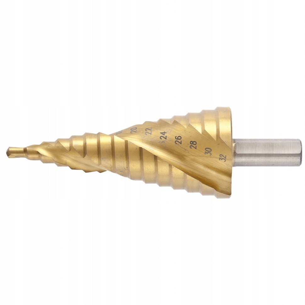 

Wiertło Stopniowe Stożkowe Do Metalu Hss 4-32mm