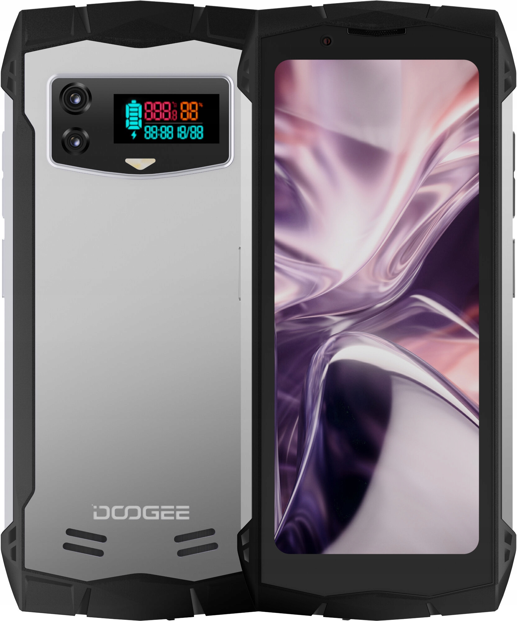 Smartfon DooGee SMINI 4,5'' 50MP 8/256GB 4G - srebrny