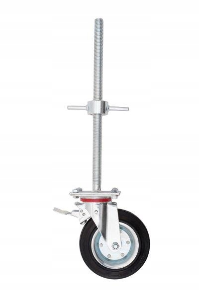 Kola s podstavcem pro lešení 200 mm s regulací brzd