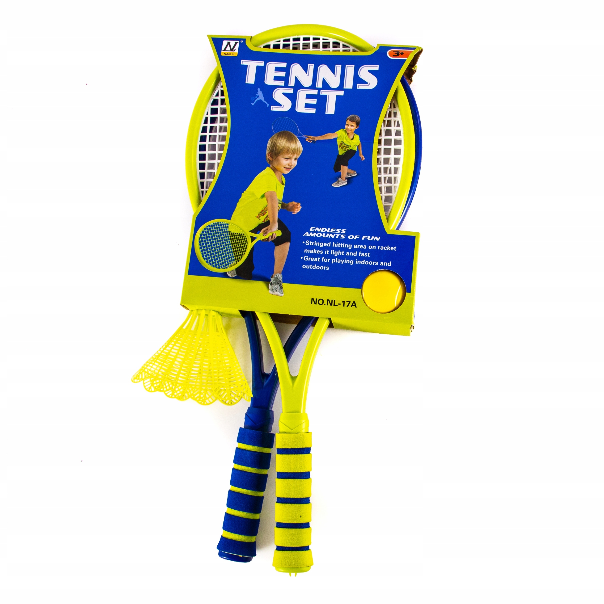 ZESTAW DO GRY DLA DZIECI RAKIETKI TENIS BADMINTON