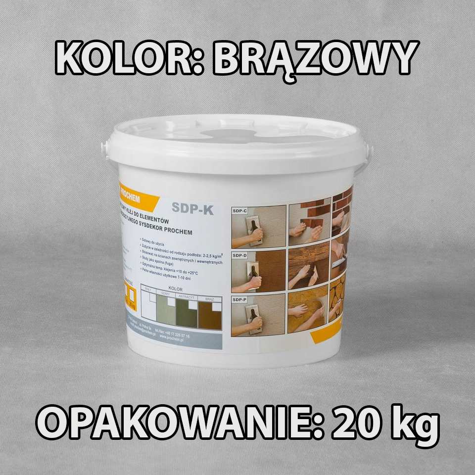 

Klej Akrylowy Do Deski Elewacyjnej 20kg Brązowy