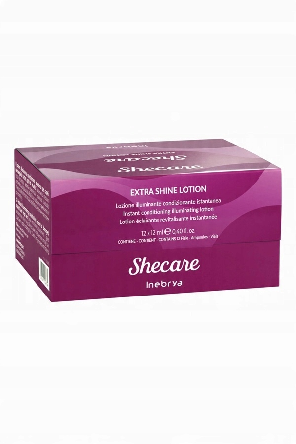 Ampulka na vlasy Inebrya Shecare Extra Shine 144 ml