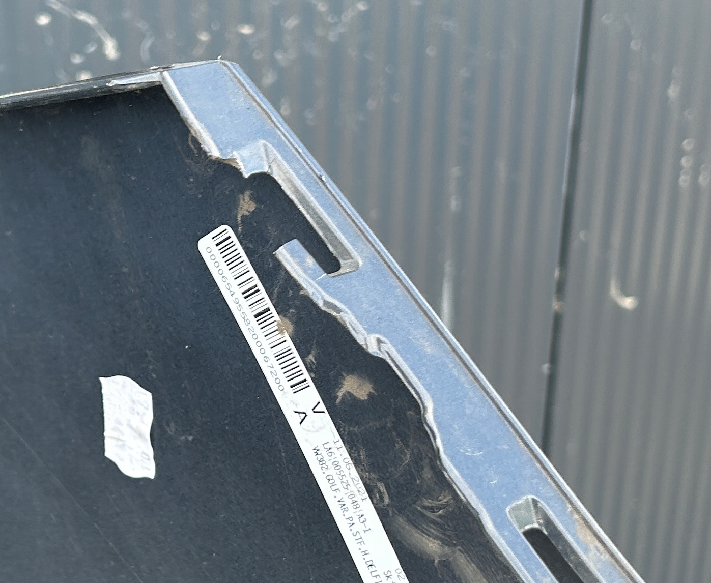 bumper rear part rear VW GOLF VIII 8 KOMBI PDC