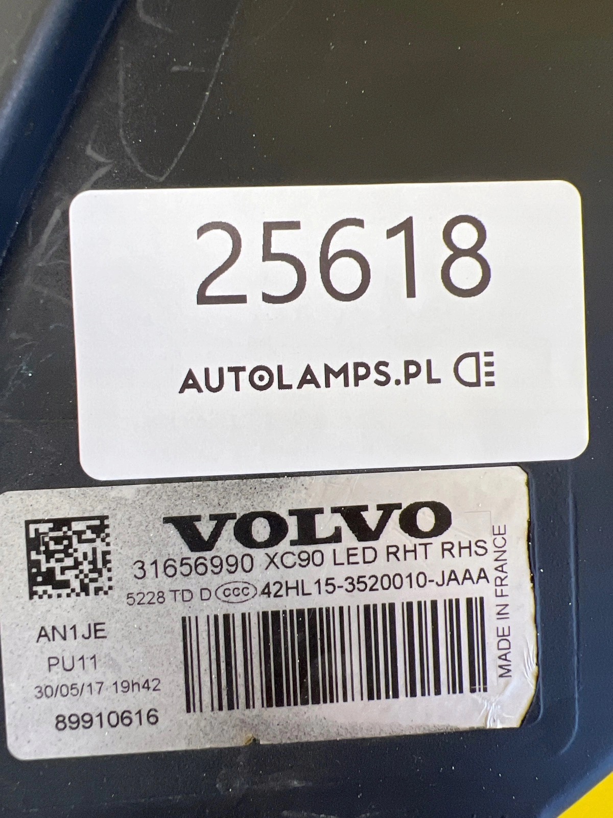 licht rechts Volvo XC90 II Full Led 31656990