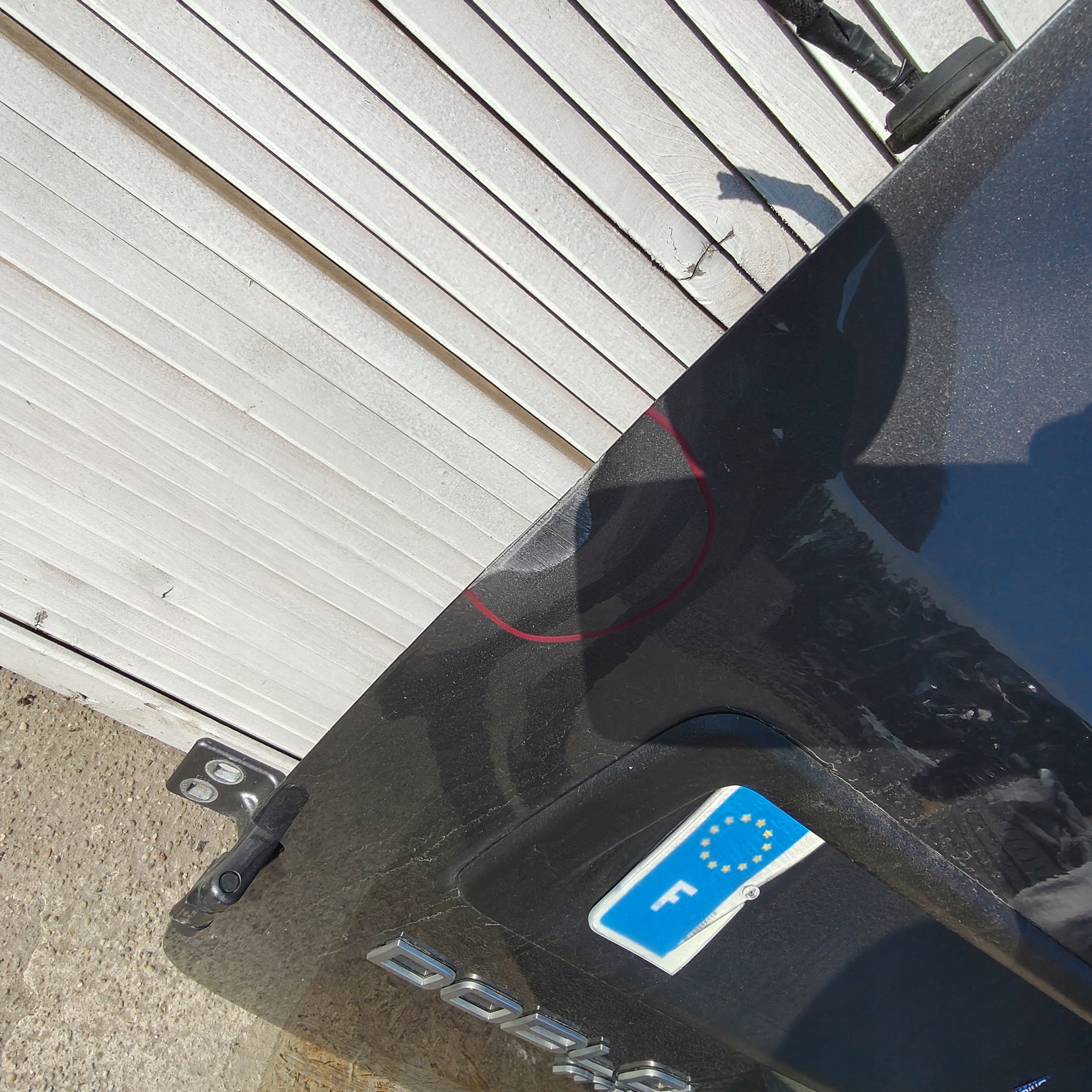 door rear. rear part left FIAT DOBLO II MAXI complete