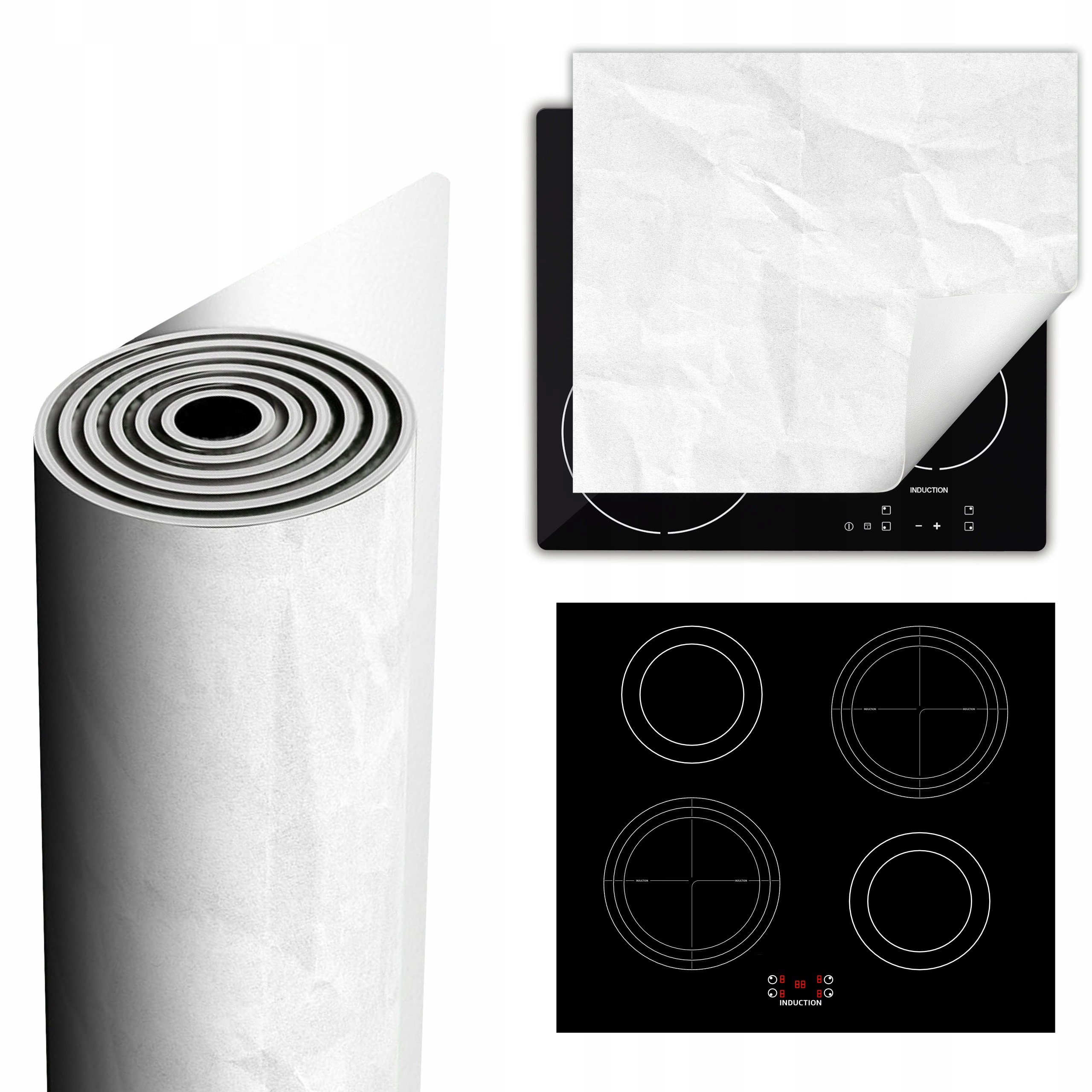 Ochranná Podložka Na Sporák Má Více Místa 60x52 bílá břidlice