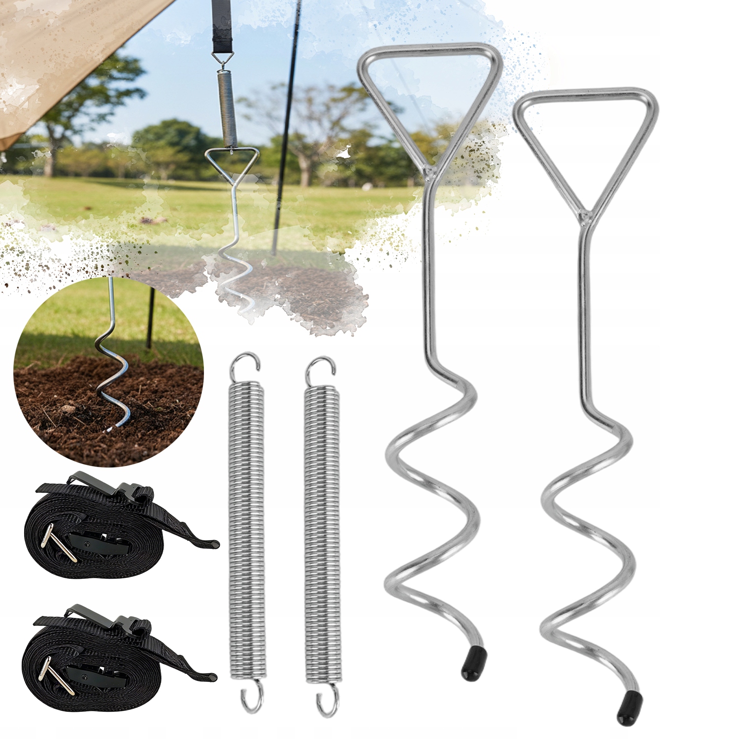 Bezpečnostní Bouřkové Pásy Pro Markýzy Thule Omnistor X 2 Side Strap Kit