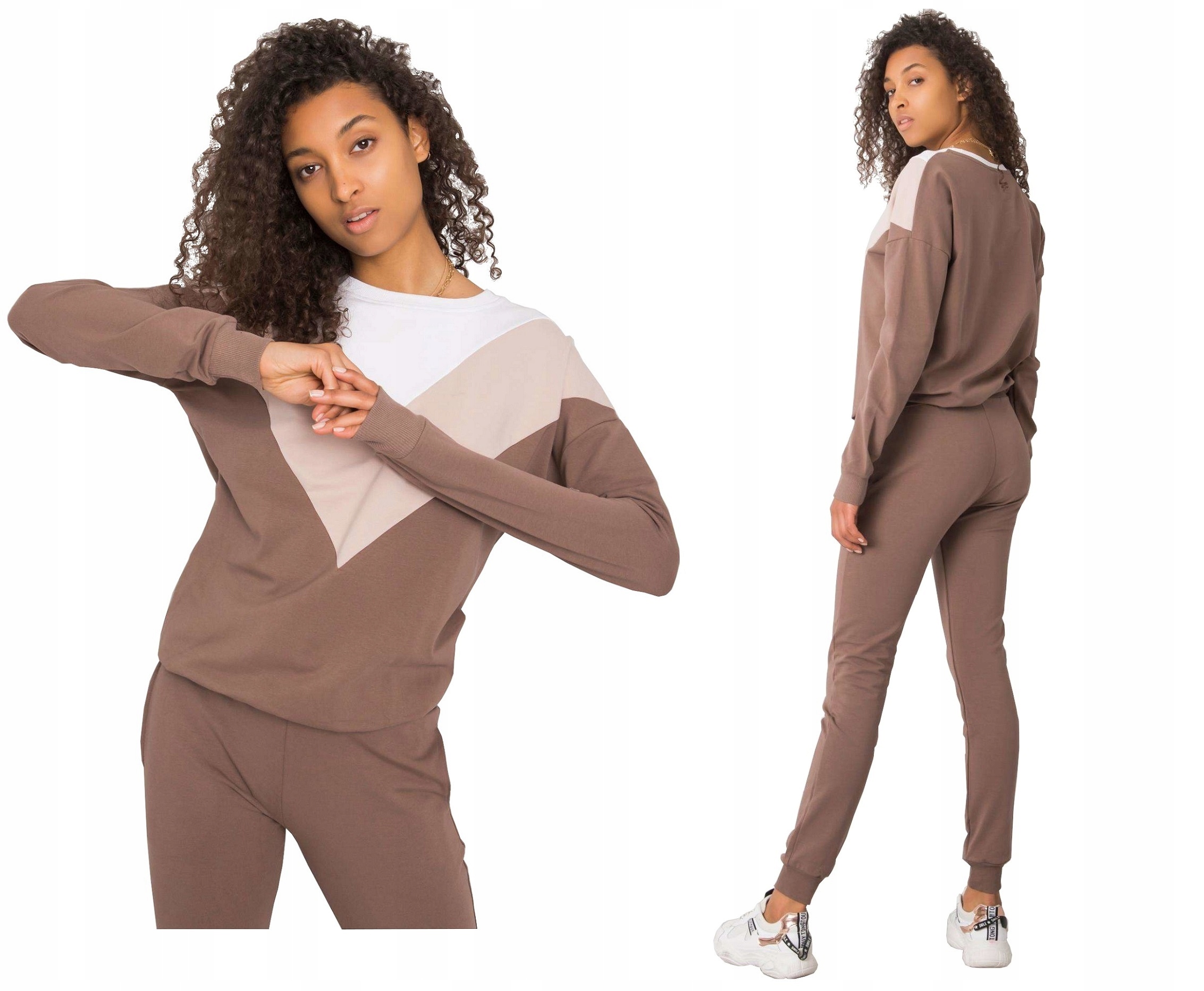 

Komplet Damski dres 2-cz Dresy F715 brązowy 42 XL
