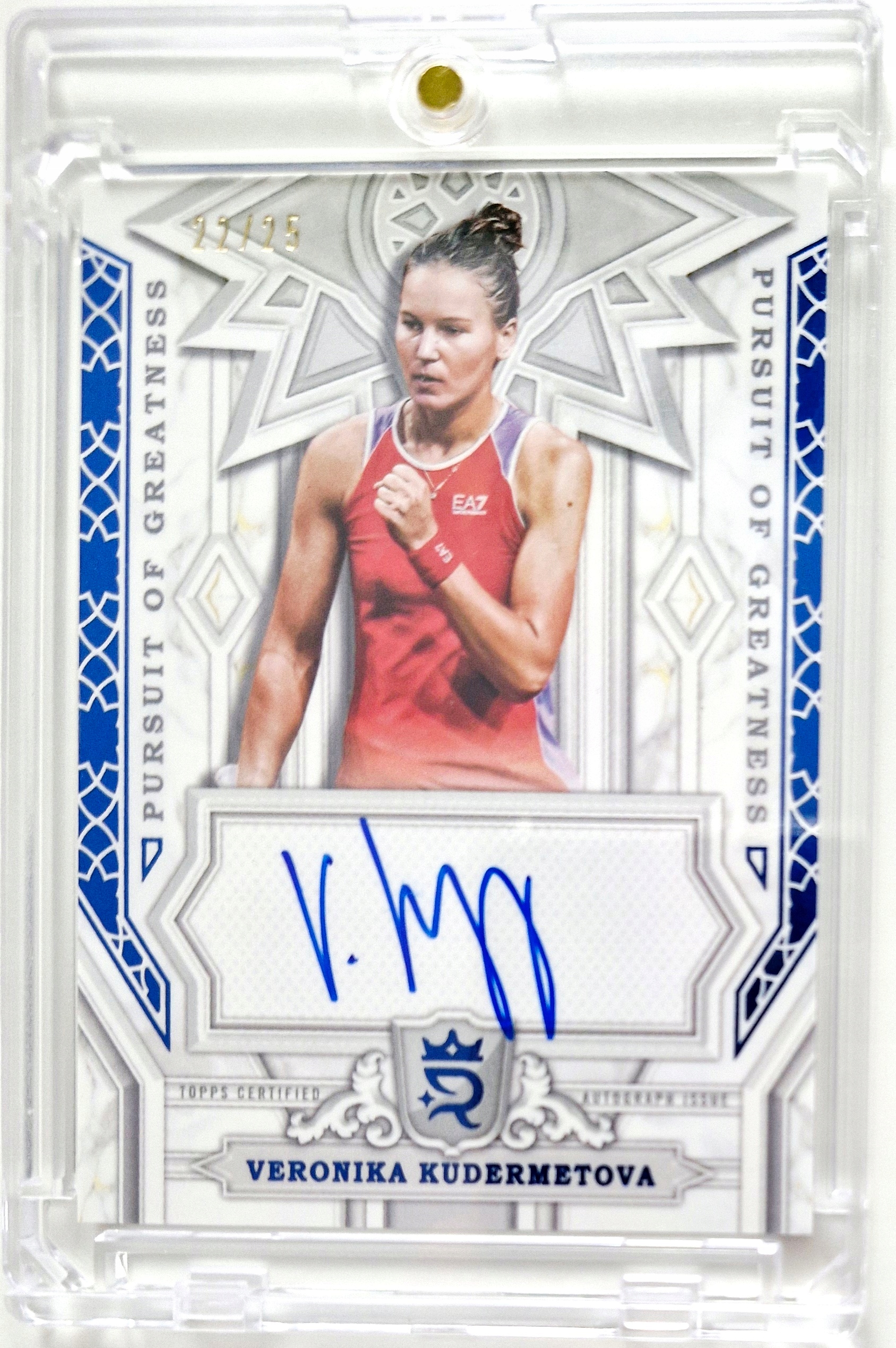 Veronika Kudermetova 2024 Topps Royalty Pursuit Of Greatness 22/25 Unikat