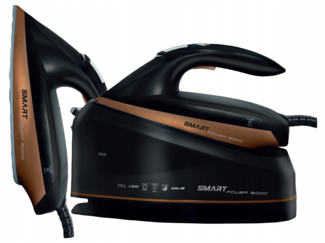 Stacja parowa generator Gotie GGP 3000 Żelazko Stacja Parowa 3000W 6 Bar Kod producenta GGP-3000